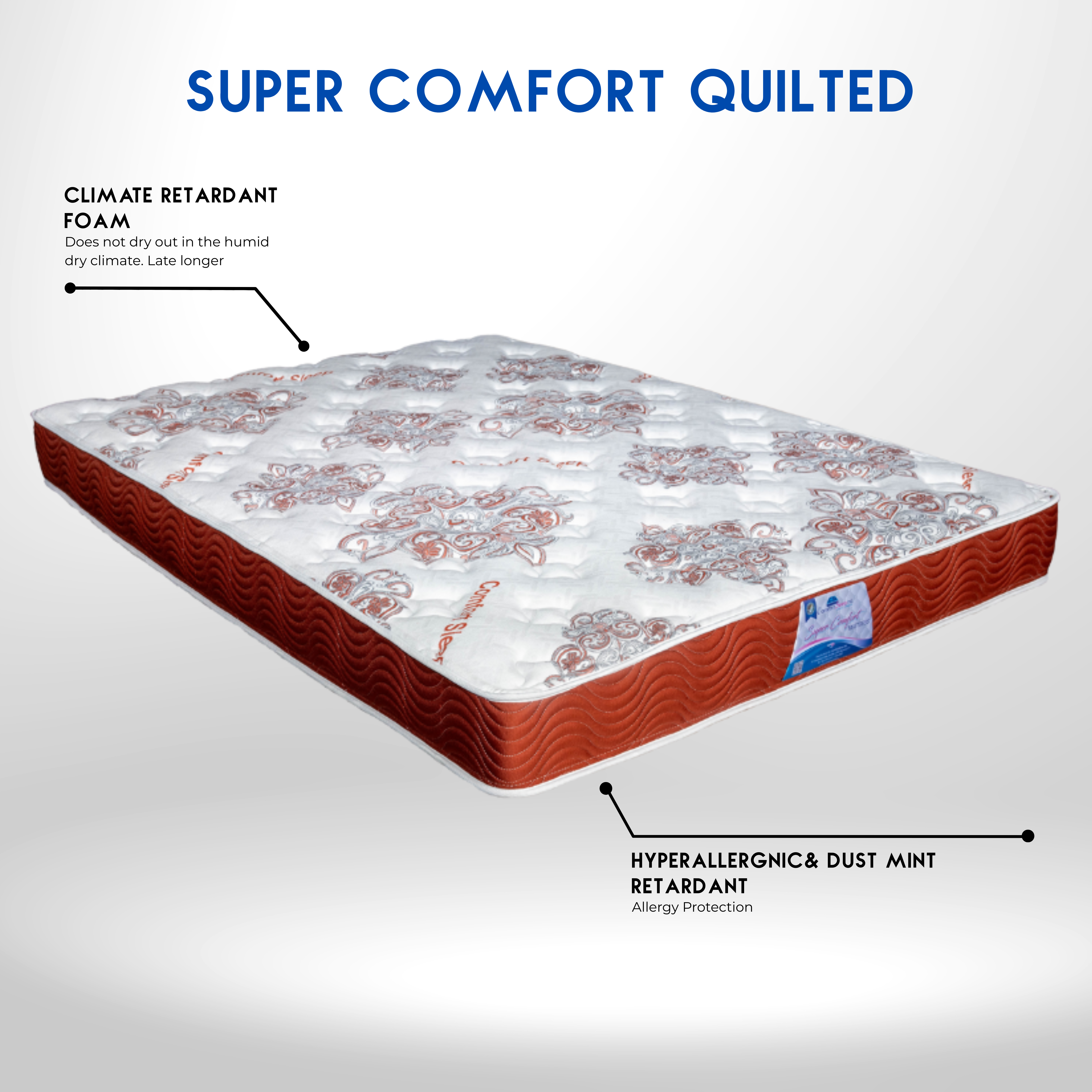 Super Comfort Quilted Foam - Queen